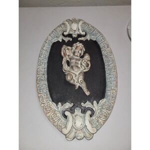 Southern Living Cherub of Peace Hanging Decorative 3d Relief Art Sculpture